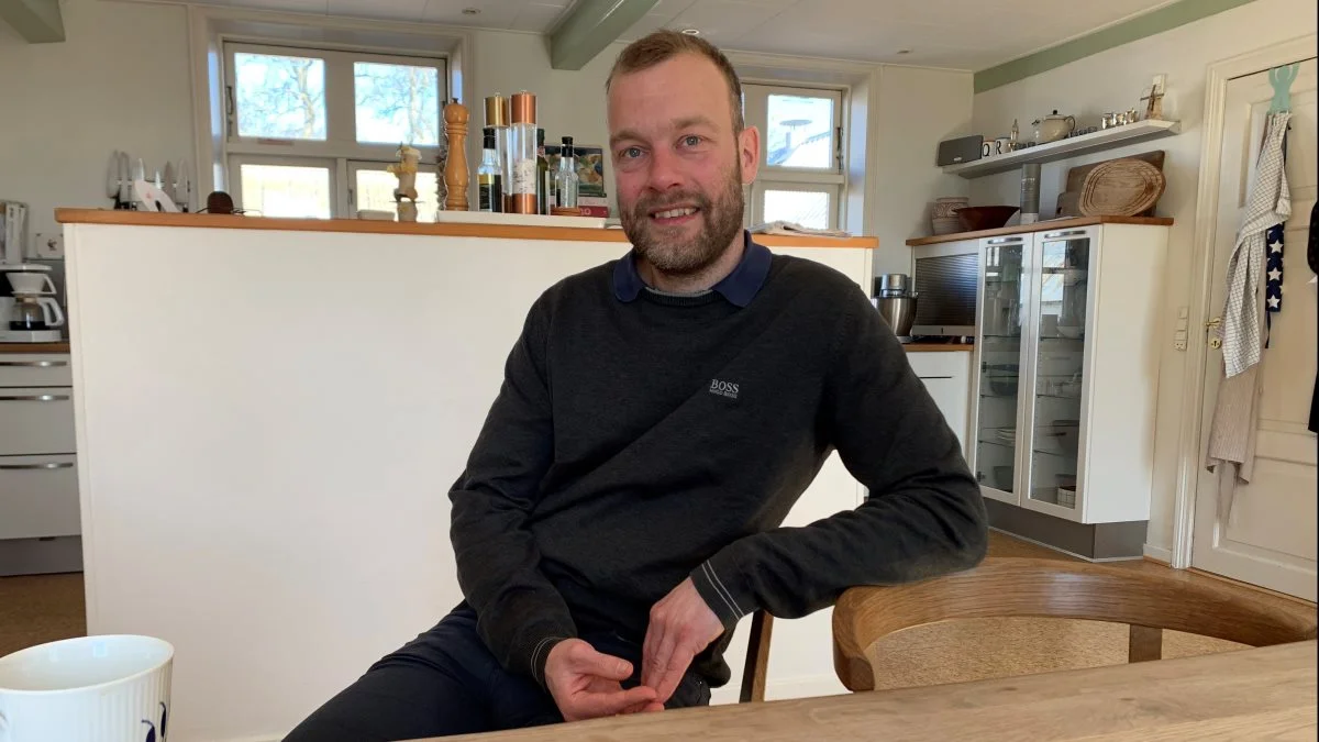 Med sine blot 38 år er Frederik Tolstrup den næstyngste landboformand i Danmark. Kun Henrik Jessen, formand for LandboSyd i Aabenraa, på 37 år er yngre. Foto: Jesper Hallgren