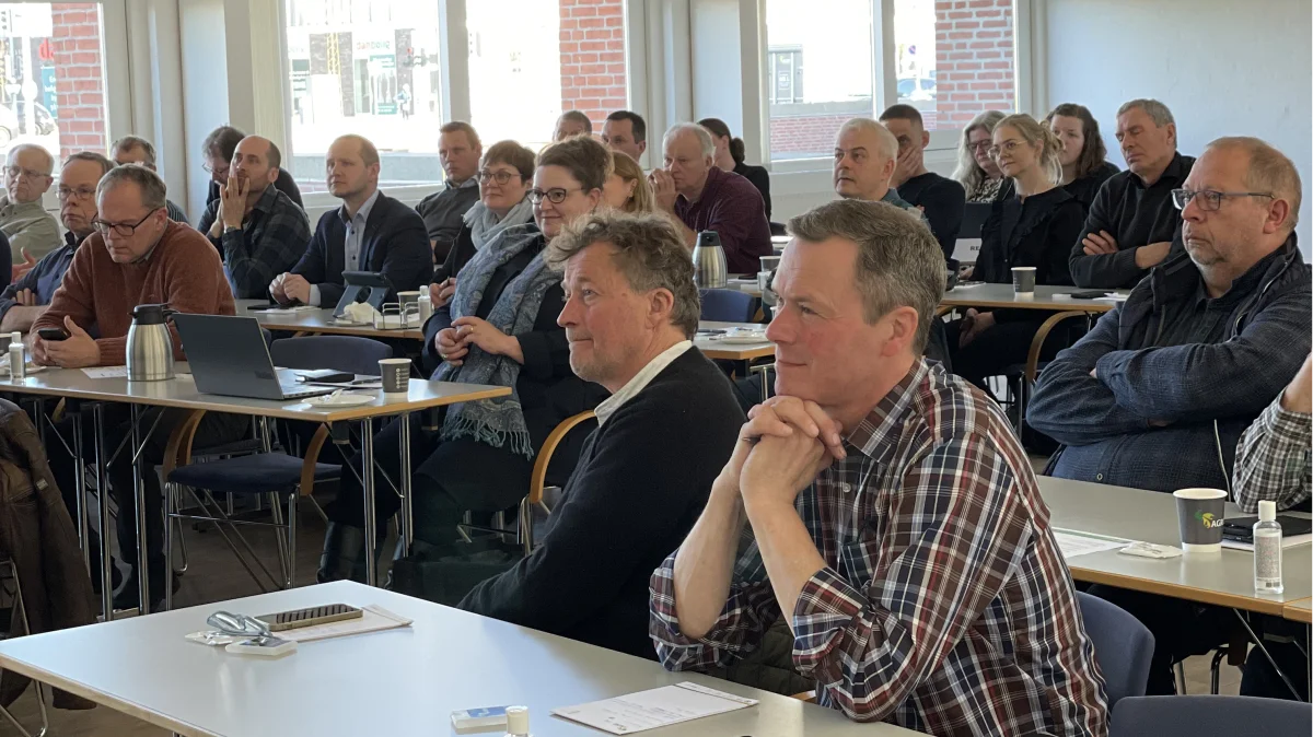 De fremmødte blev klogere på klimadagsordenen og fik gode råd til at sænke deres klimaaftryk med landbrugets nye klimaværktøj ESGreen Tool. 
