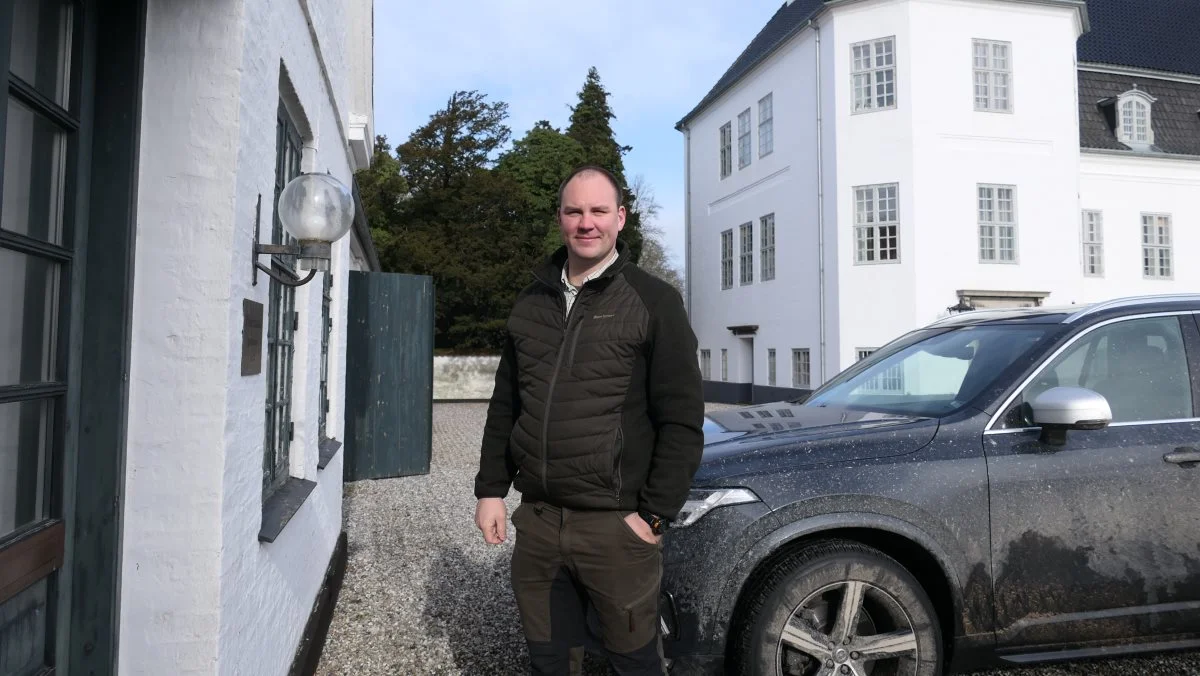 12 dage med harver og såmaskiner. Et overraskende nemt forår, synes driftsleder Christian Hellesøe. Foto: Bøje Østerlund.