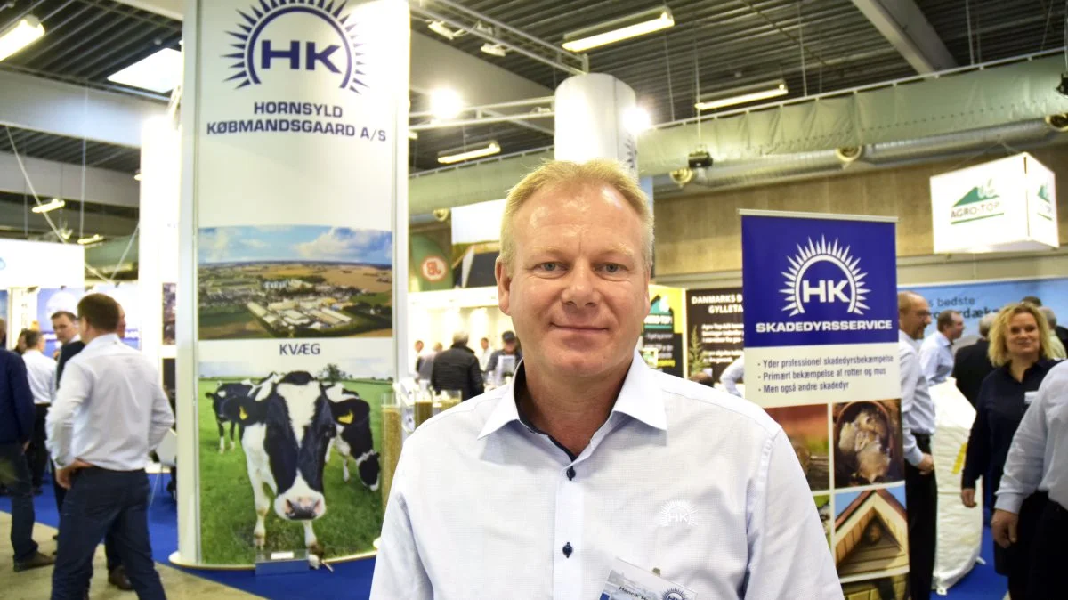 Henrik Hedegaard ser frem til at byde kunder og gæster velkomne på standen i forbindelse med NutriFair. Arkivfoto

