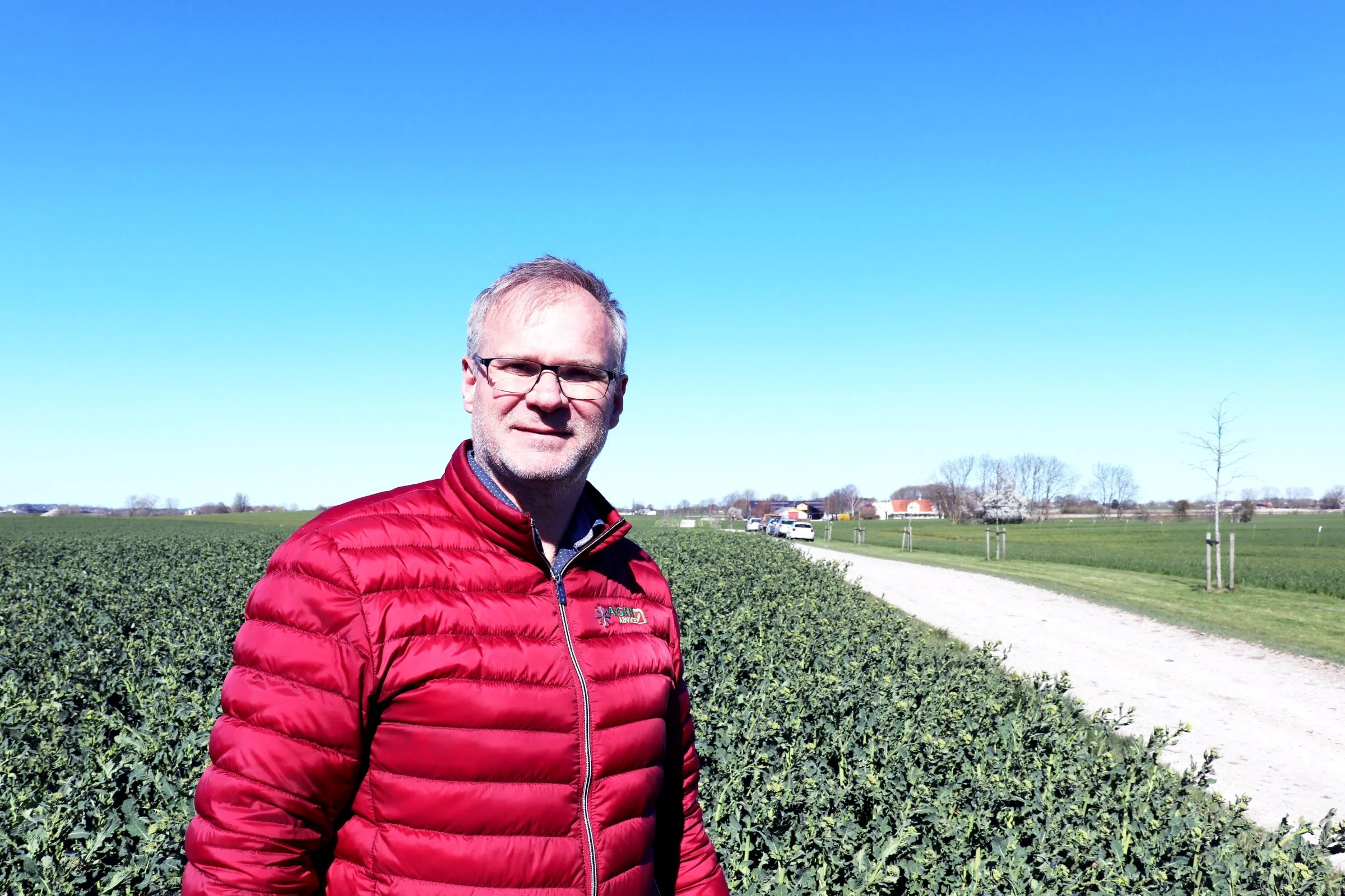 Hans Jørgen Bak fra Agriadvice råder til at tilpasse sprøjtestrategien til det tørre forår og lade det optimale tidspunkt for vækstregulering styre sprøjtetidspunktet. Foto: Jørgen P. Jensen