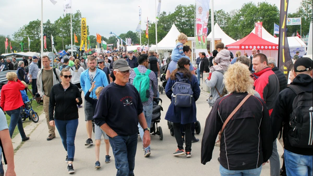 Maskinudstillingen på Roskilde Dyrskue er udvidet med knap 7.000 kvadratmeter og bliver med i alt næsten 63.000 kvadratmeter den største i over 30 år. Foto: Jesper Hallgren