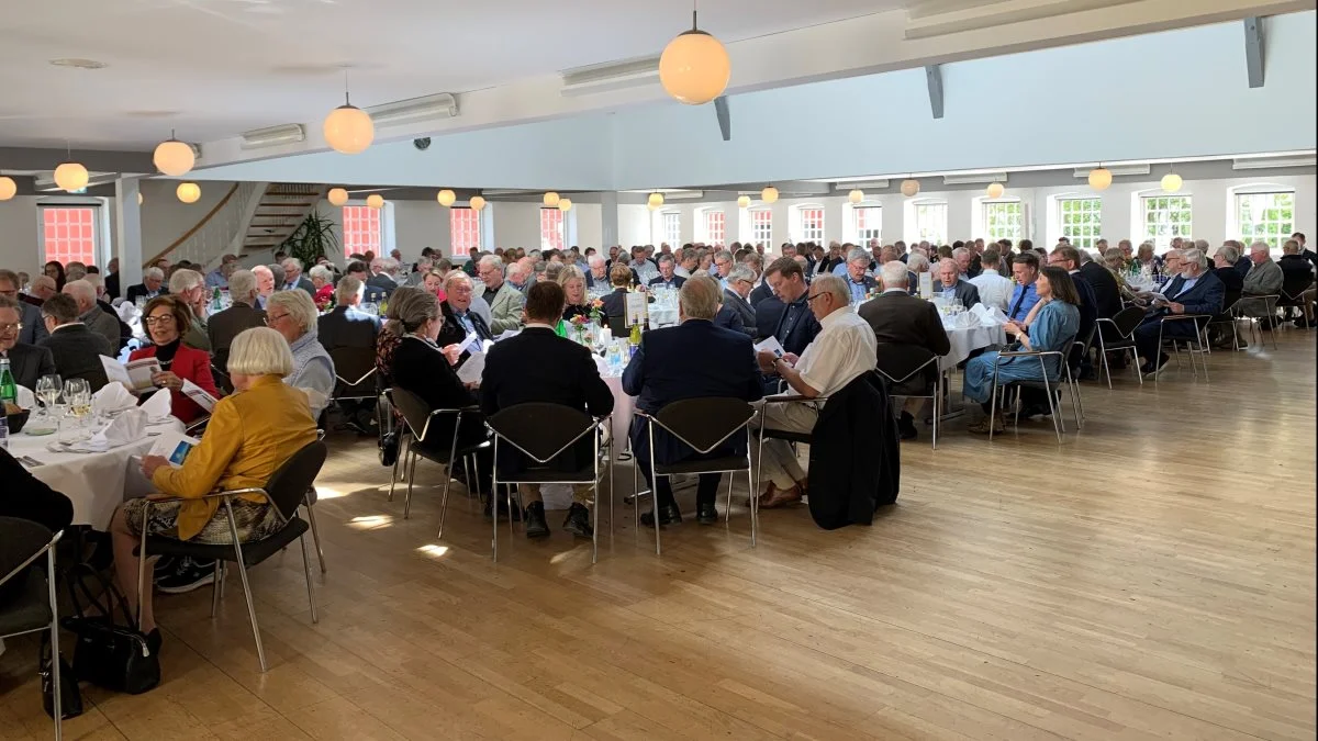 Knap 300 deltog i Povl Fritzners afskedsreception på Sørup Herregaard. Foto: Jesper Hallgren 