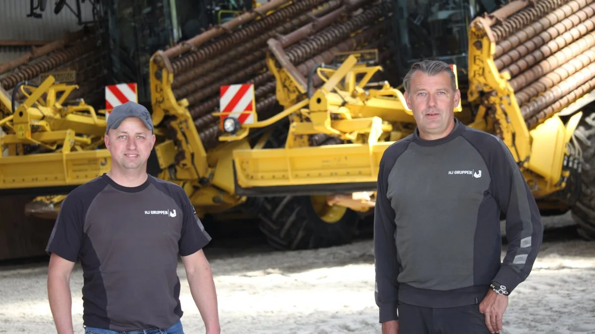 Roer er begyndt at fylde mere og mere hos HJ Gruppen, og det har betydet, at direktør Henrik Jørgensen (til højre) har haft Kenneth fast på roerne. Fotos: Henning K. Andersen