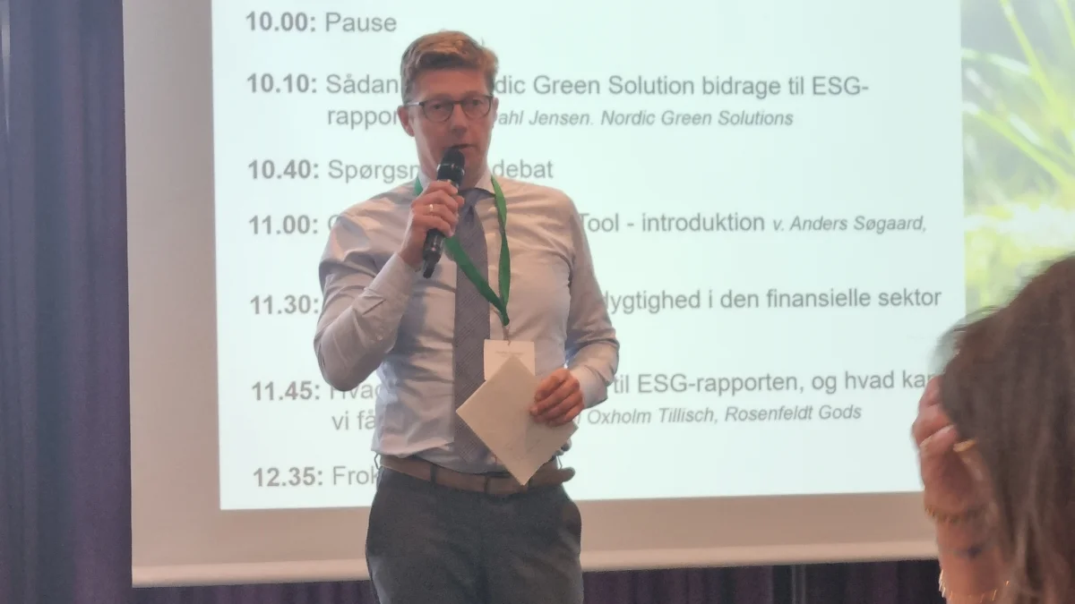 Direktør Christian Vesterager, Patriotisk Selskab bød i sidste uge velkommen til velbesøgt Klimadag. Fotos: Charlotte Poder