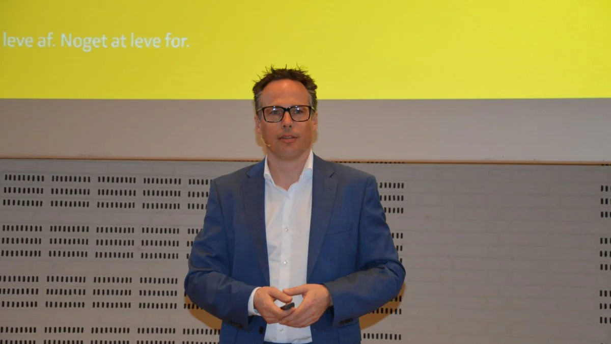 - Jeg er sikker på, at vi ikke har set det sidste spring i afrikansk svinepest. Det skal vi alle sammen have i baghovedet, sagde Christian Fink Hansen. Fotos: Camilla Bønløkke