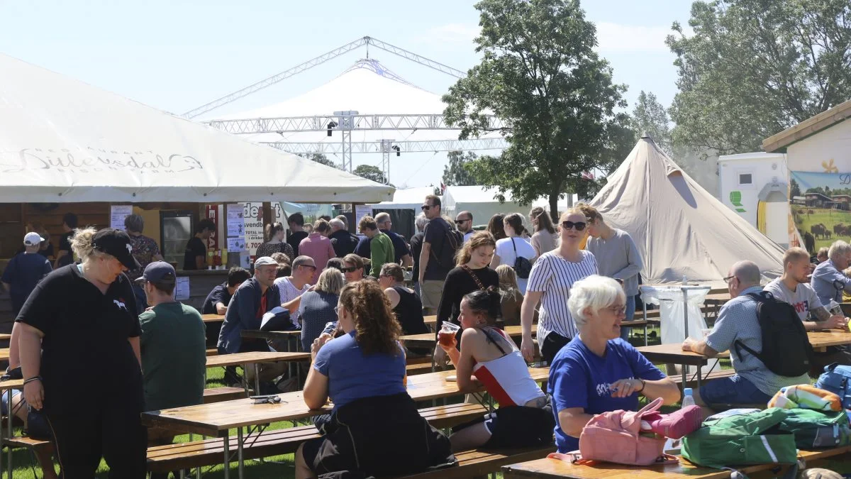 Igen i år er der fokus på fødevaremarkedet, når Det Fynske Dyrskue løber af stablen den 17.-19. juni. Blandt andet vil der være åbent helt til klokken 20 fredag og lørdag, så man kan spise sin aftensmad på pladsen, inden man tager hjem. Arkivfoto