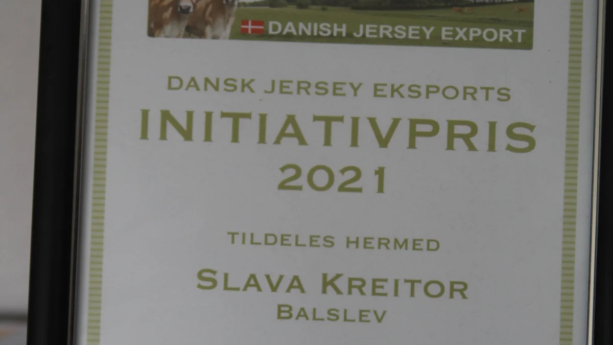 Slava Kreitor fik i 2021 Dansk Jersey Eksports Initiativpris.