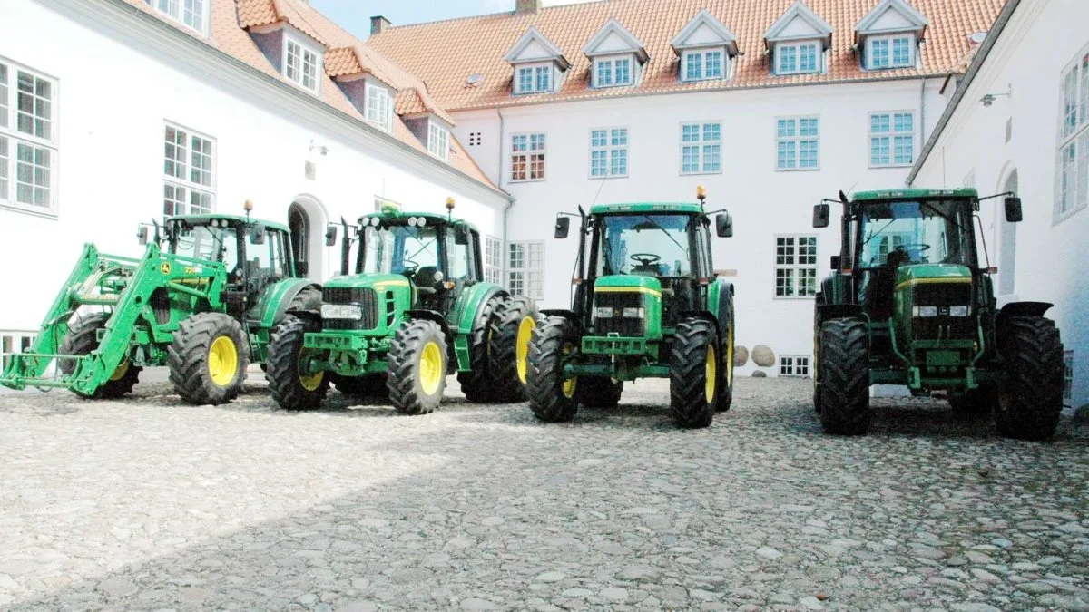 Kjærgård Landbrugsskole ved Bramming i det sydjyske, ligger i smukke rammer. Arkivfoto: John Ankersen
