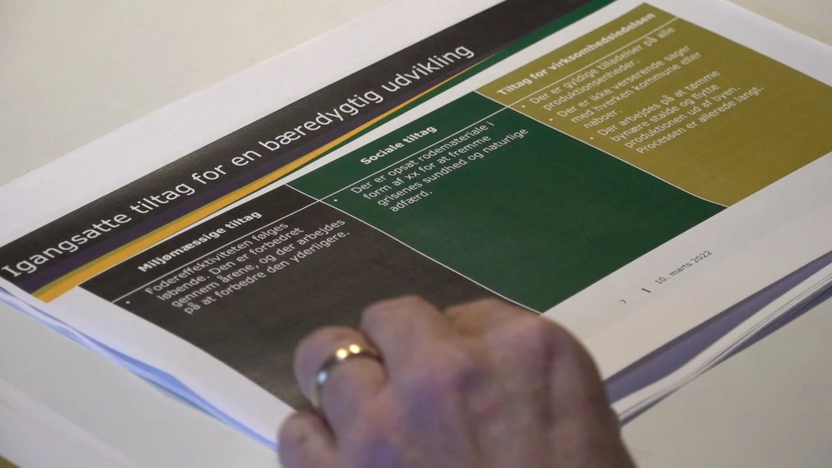 Esben Wulff Andersen samarbejder med Agri Nord om udarbejdelsen af en såkaldt ESG-rapport, der klarlægger hans indsatser og mål inden for socialt ansvar, miljø og virksomhedsledelse.