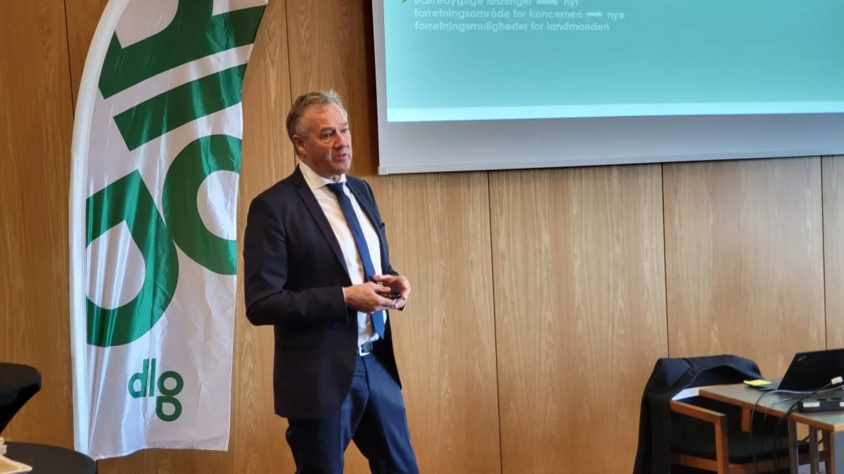 - Det er nu, vi skal definere fremtidens DLG-koncern. Vi skal fortsætte væksten, men på en ansvarlig måde, lyder det fra bestyrelsesformand Niels Dengsø Jensen. Foto: Victor Juul Grønbæk