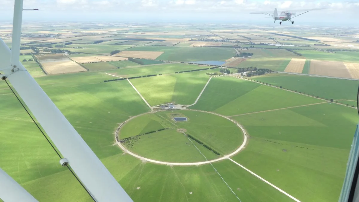 Det store landbrugsområde på New Zealands sydlige ø hedder The Great Plains og har noget af verdens mest produktive landbrug. Foto: Jørgen P. Jensen