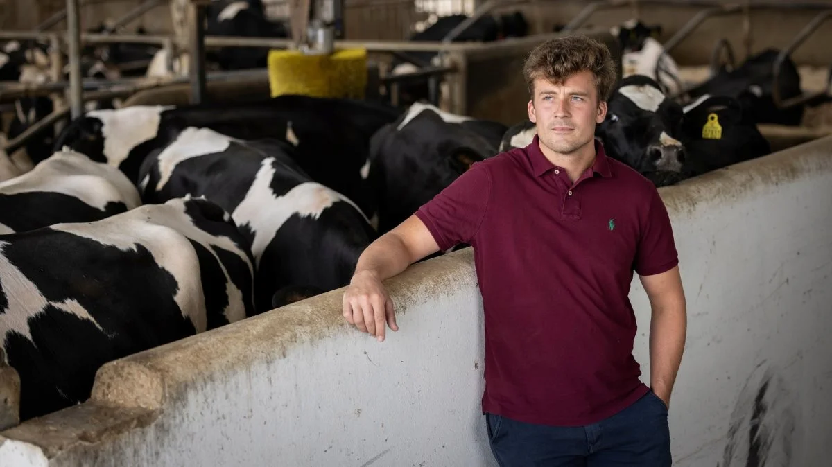 En af oplægsholderne på dagen er den 29-årige mælkeproducent Asmus Klith Forum fra Skals. Foto: John Christensen 