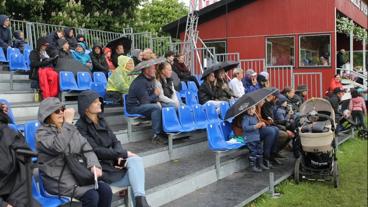 Dyrskuet var præget af »dansk sommer«, så det var ind imellem godt med en paraply.