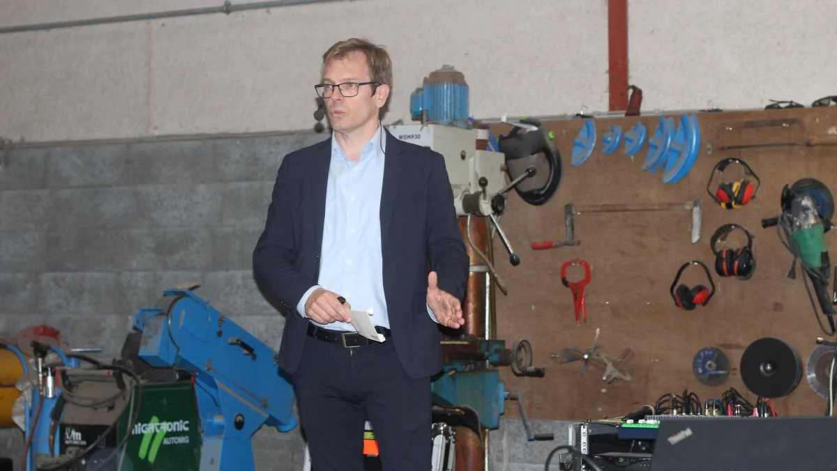 - Mindst 94 procent af vandløbene er ikke målt for de prioriterede stoffer, forklarede BL-chefjurist Nikolaj Schulz på sommermødet med henvisning til oplysninger, som er kommet frem under organisationens gødnings- og vandplanssag. Foto: Jacob Lund-Larsen