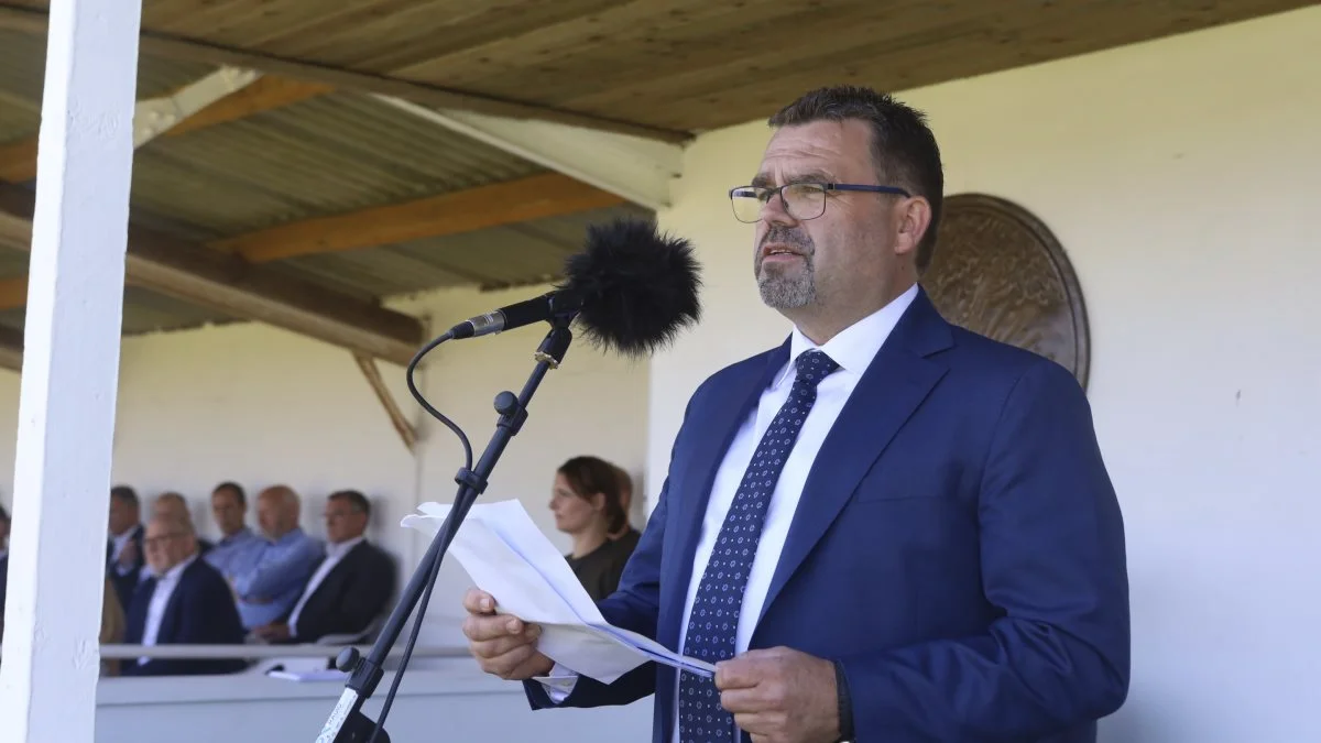 Torben Povlsen, formand for Det Fynske Dyrskue, ved skuet i 2019. Arkivfoto: Erik Hansen.
