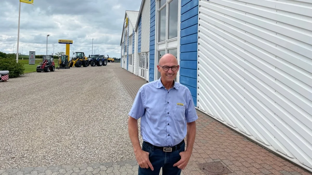 J. Hundahl A/S forhandler blandt andet mærkerne New Holland, Kuhn og Hardi. Foto: J. Hundahl A/S
