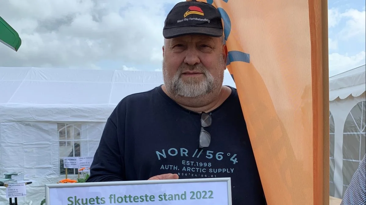 Familielandbrugets Seniorklub blev kåret som årets flotteste stand.