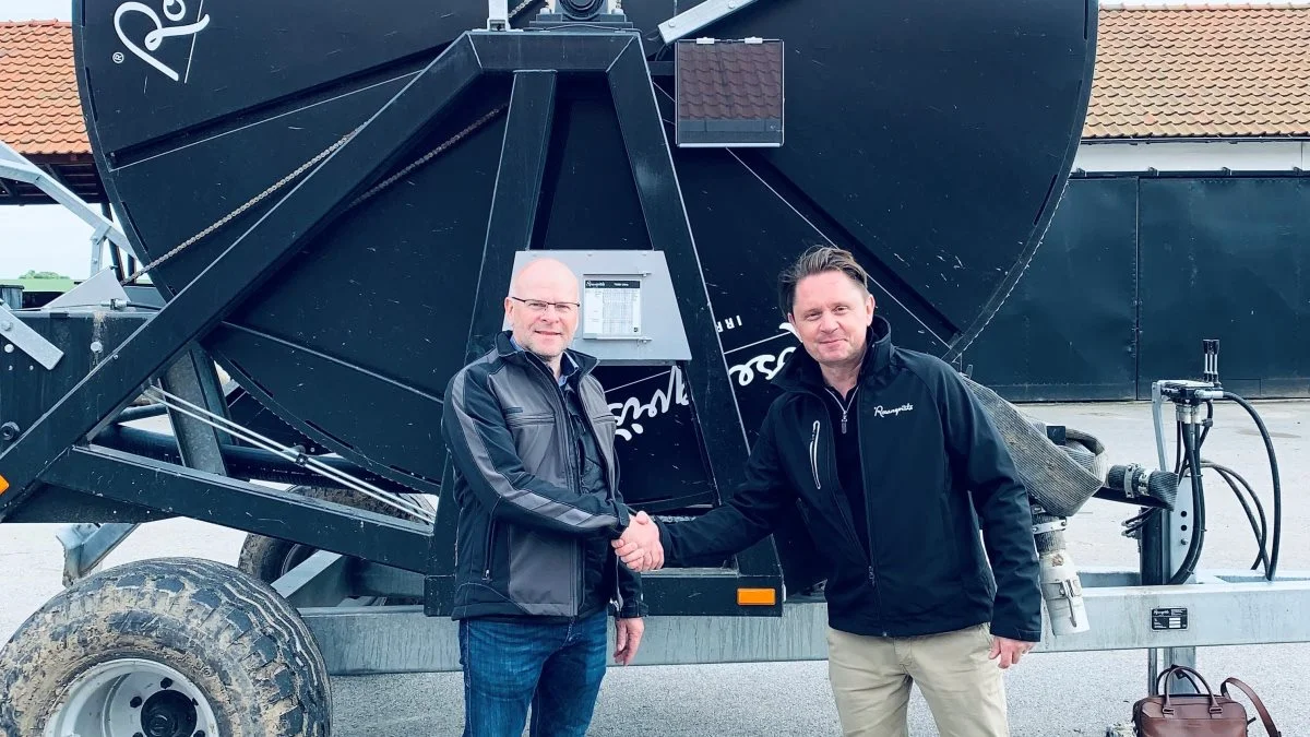 Produktspecialist WekoWater, Mogens Lauridsen og CEO Rosenqvists, Mathias Granath.