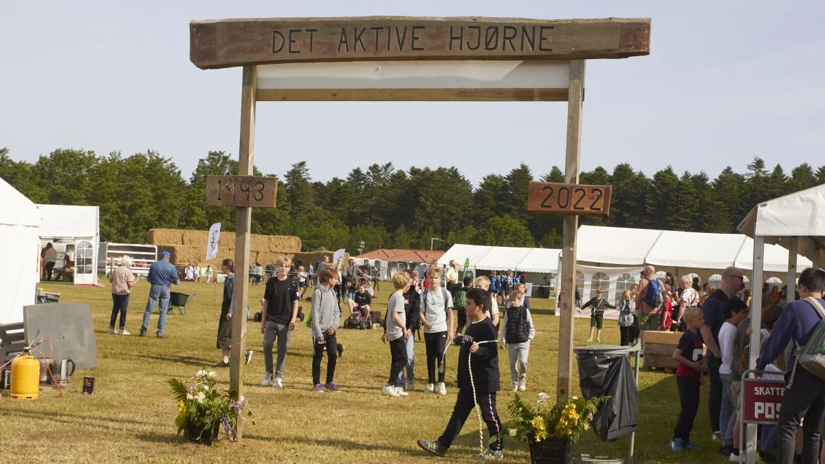 Det Aktive Naturskue indeholdt i år blandt andet Det Aktive Hjørne med aktiviteter for store og små.