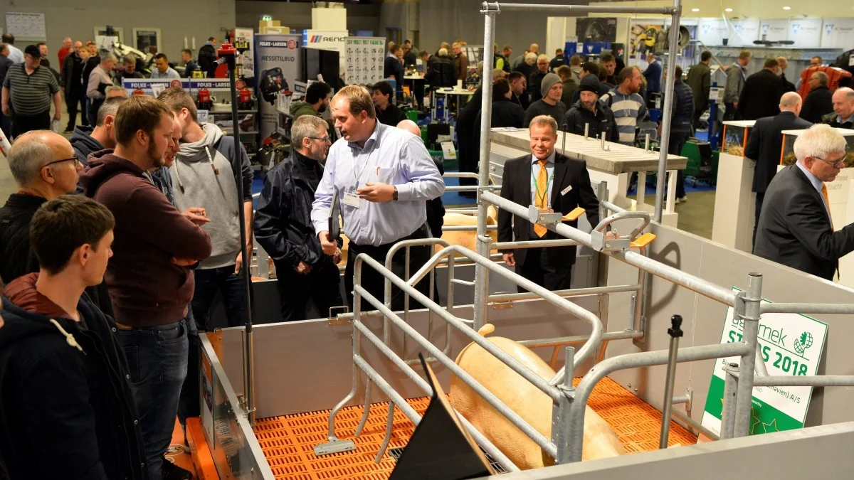 Udstillerne glæder sig til at komme på Agromek og igen møde landmændene som her på Big Dutchmans stand på seneste Agromek. Foto: Wiegaarden.