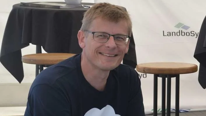 Virksomhedsøkonom hos LandboSyd, Jens Norup, har hjulpet landmand med at skifte bank. Foto: Camilla Bønløkke
