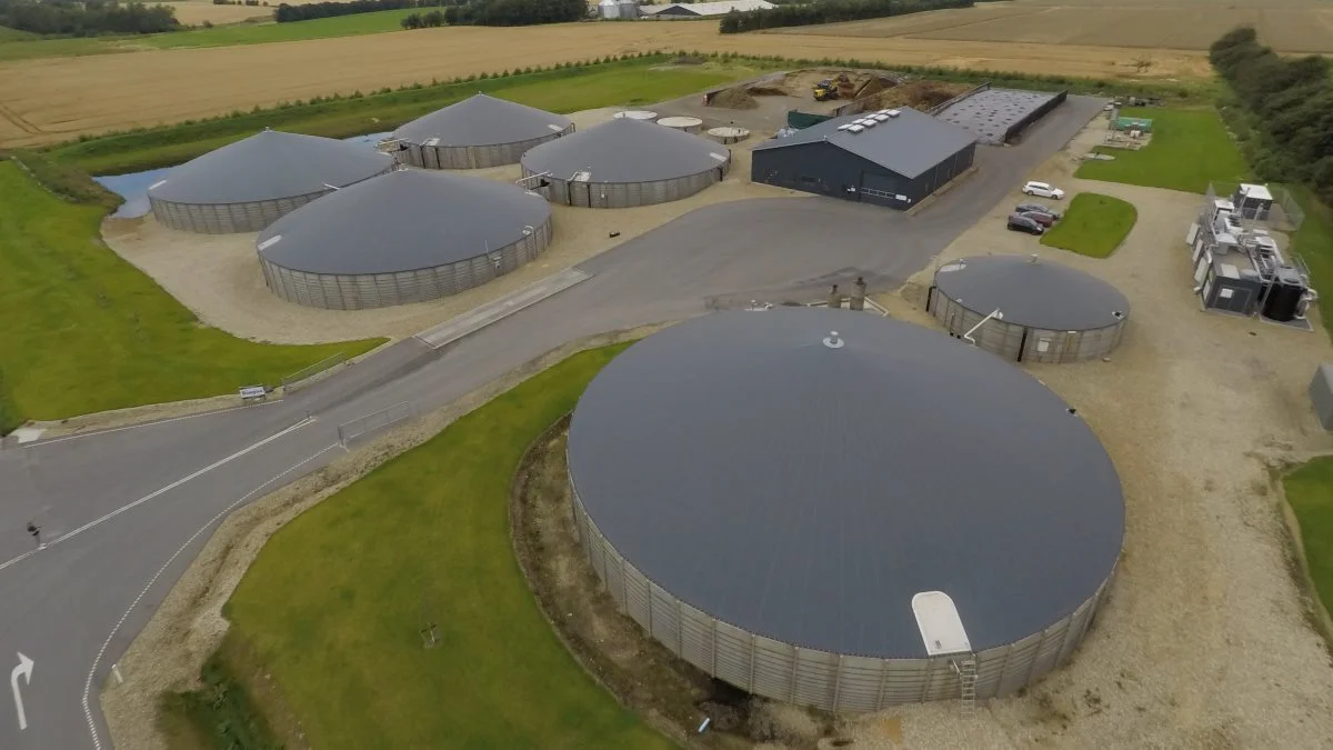Det er det sjette anlæg i biogasporteføljen for DBC Invest. Foto: Vestjysk Biogas