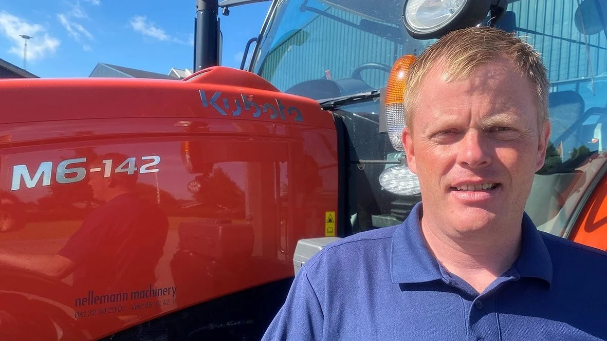 Vi glæder os rigtig meget til at præsentere både Kubota traktorer og Kubota redskaber på Agromek, siger salgs- og marketingchef, Lars Rævsager, Nellemann Machinery. Pressefoto.