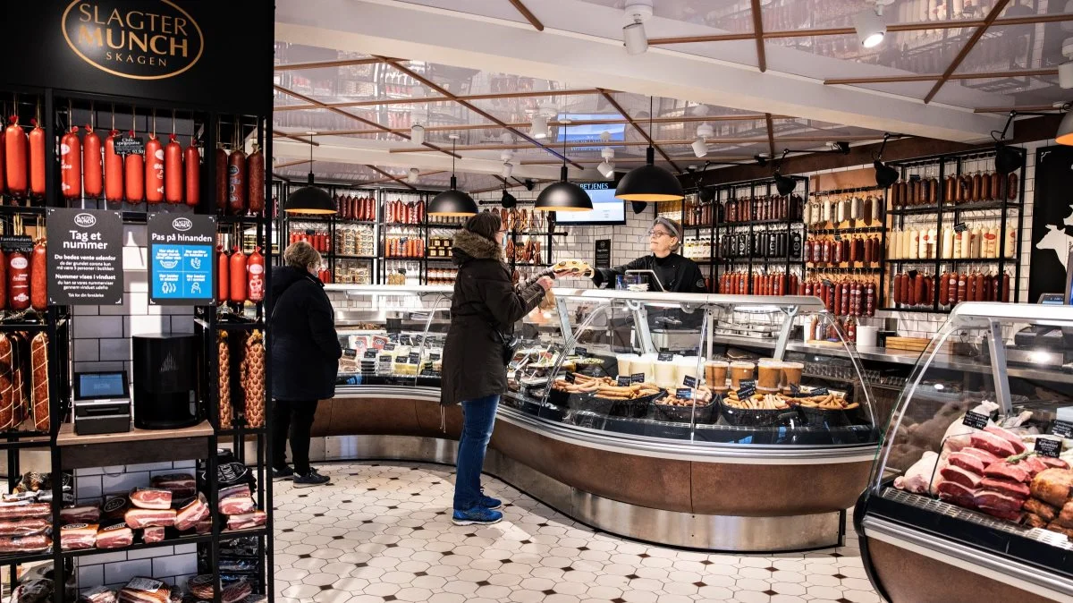 Slagter Munch i Skagen er nomineret til Slagterprisen 2022. Foto: Danish Crown