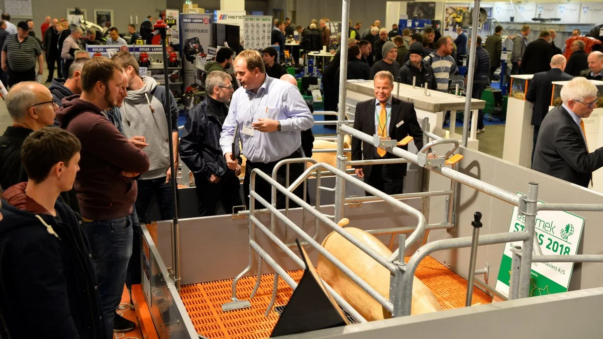 Udstillerne glæder sig til at komme på Agromek og igen møde landmændene. Her foto fra Big Dutchmans stand på seneste Agromek. Foto: Wiegaarden.
