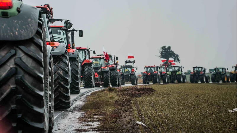 Landmandsdemonstrationer i den nordlige del af Europa hører til sjældenhederne, men i Holland har utilfredsheden været stor den seneste uge. Billedet her stammer fra en protestdemonstration i Polen i 2020. Arkivfoto