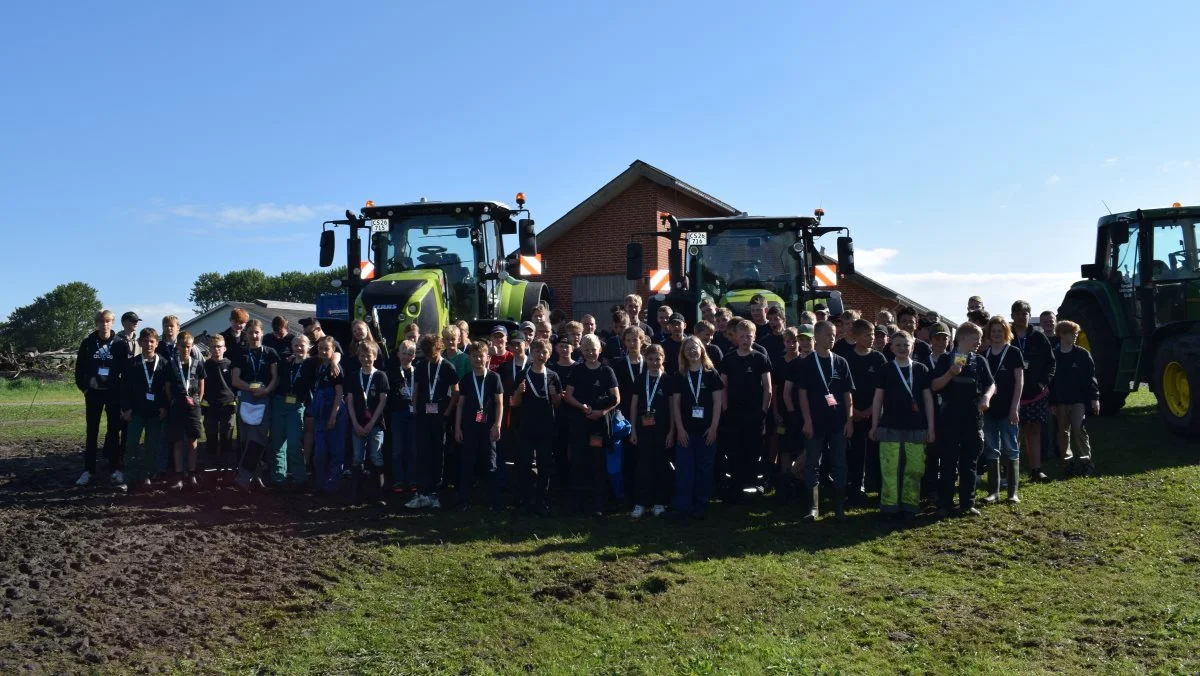 Godt 80 børn og unge i alderen 11 – 15 år deltog i årets FarmerCamp på Kjærgård Landbrugsskole.