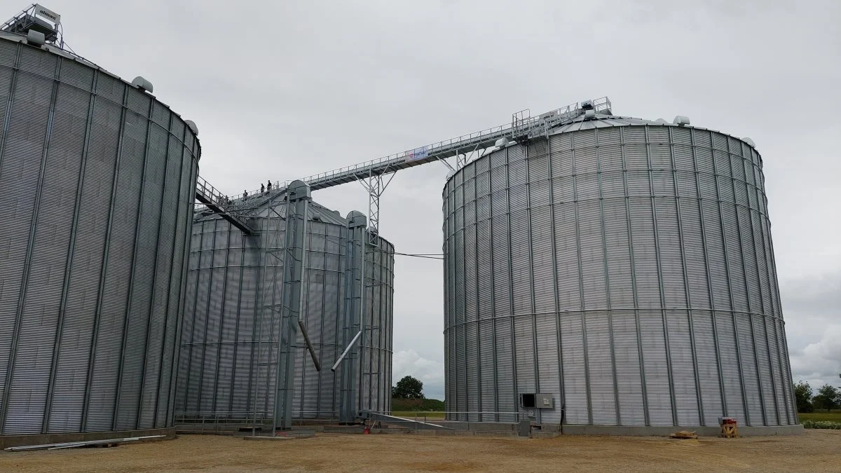 Den nye silo øger kapaciteten hos Vejrup Andel med 6.000 tons. Foto: John Ankersen