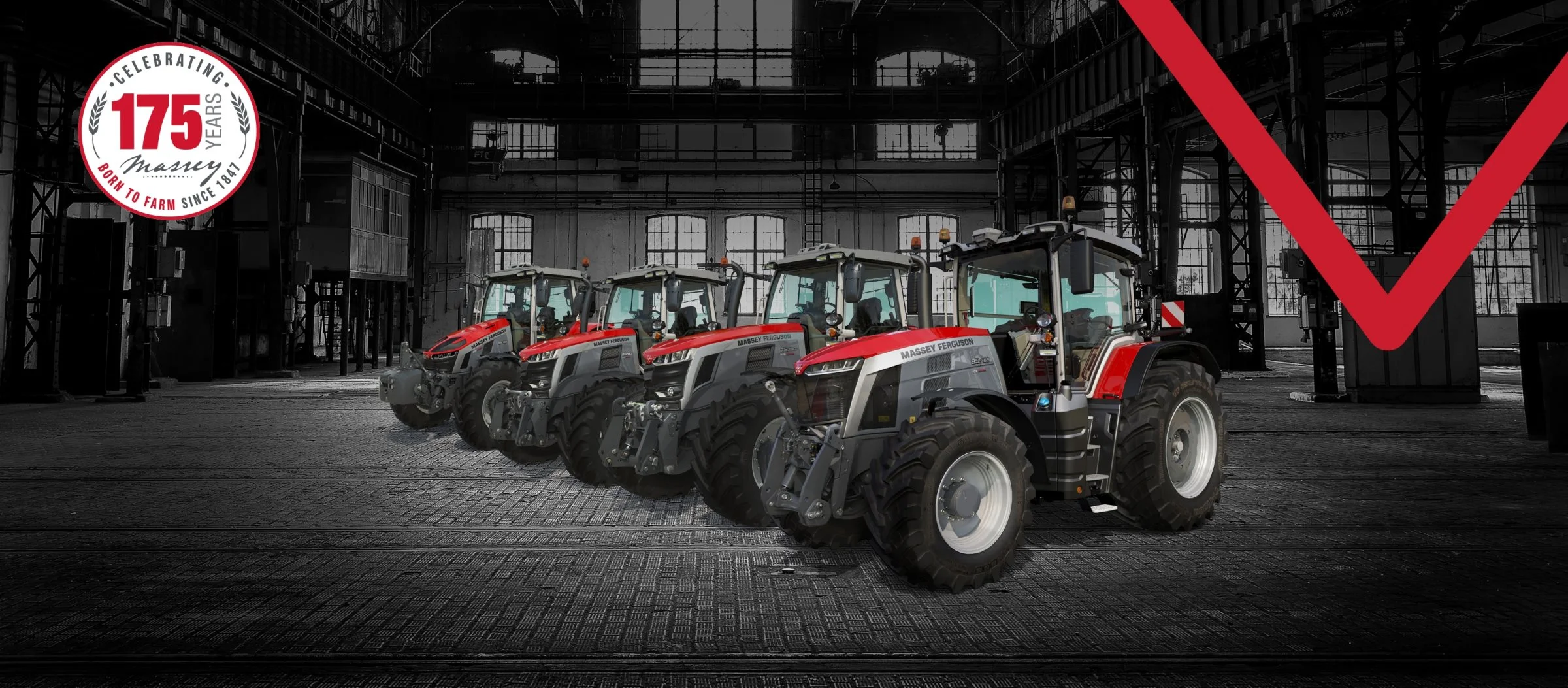 Massey Ferguson fejrer 175-års jubilæum med en række Limited Edition S-traktorer med eksklusive specifikationer. Pressefoto