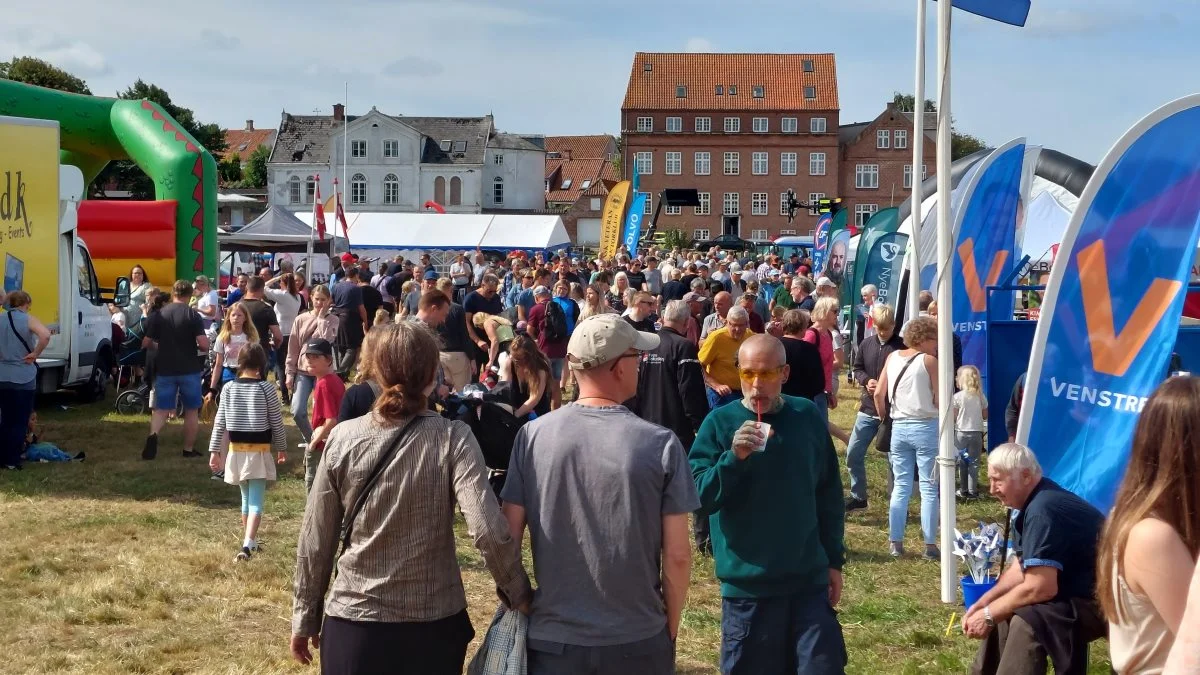 Rigtig mange gæster lagde vejen forbi Hovedengen i Ribe ved årets Ribe Dyrskue. Foto: John Ankersen