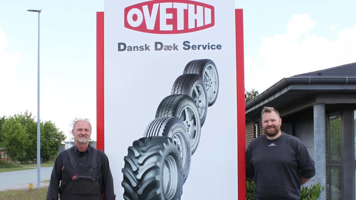 Matthias Bach (th) og John Olsen vil fortsat udgøre teamet i Ovethi´s Grindsted-afdeling – nu med Matthias som ny afdelingsleder.