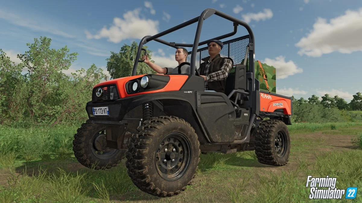 Farming Simulator findes også med Kubota´s andre køretøjer – eksempelvis UTV´ere.