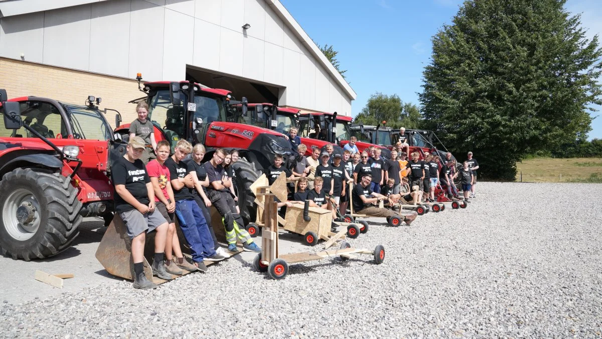  I alt 63 unge mellem 12 og 16 år deltog den 2.-5. august, da der igen var sommercamp på Dalum Landbrugsskole, afdeling Korinth. Fotos: Søren Schulz Schovsbo, Dalum Landbrugsskole