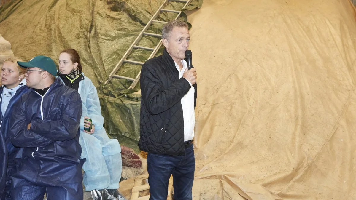 Lars Thorø fra DLG gav de mange kvægfolk en aktuelt markedsorientering.