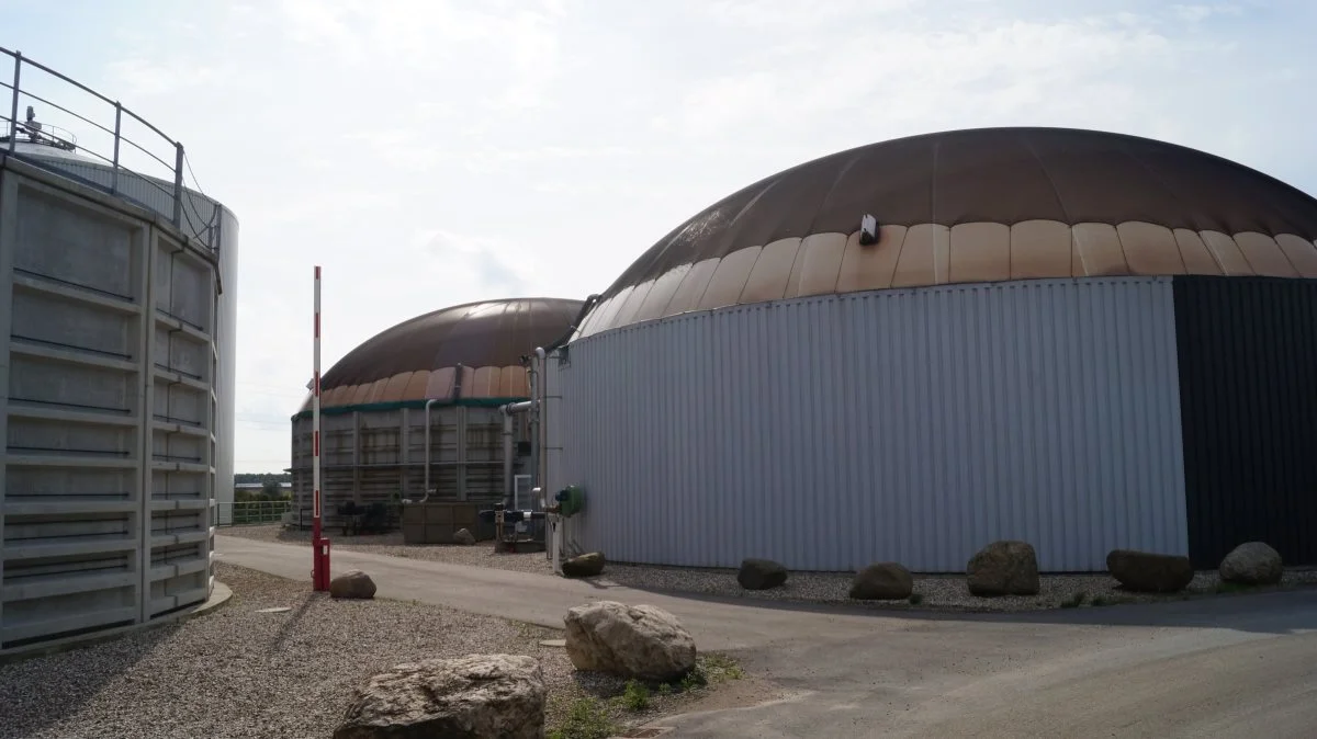 Solrød Biogas bidrager til at nå Solrød Kommunes klimamål om at reducere kommunens drivhusgasser med 70 procent inden 2030. Foto: Henrik Sieben