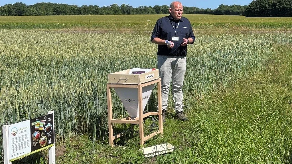 Jordinsektsensoren er netop blevet demonstreret i Holland ved Open Day of the Farm of the Future i Lelystad. Foto: Syngenta