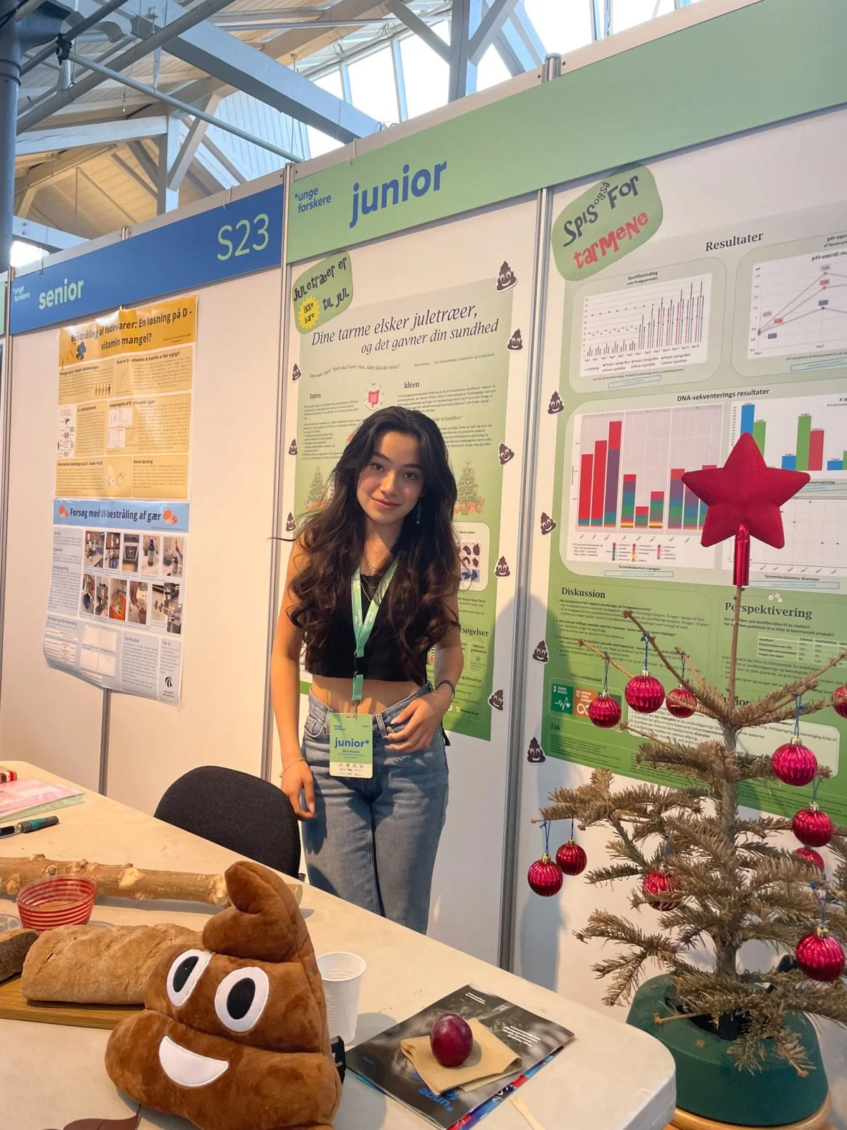 Mimi Nielsen er i sin alder af blot 16 år nu travl innovationskvinde, der sammen med Fair Trees er i gang med den helt store udfoldning af granfibre - selvom Novel Food-godkendelsen lader vente på sig. Foto: Fair Trees