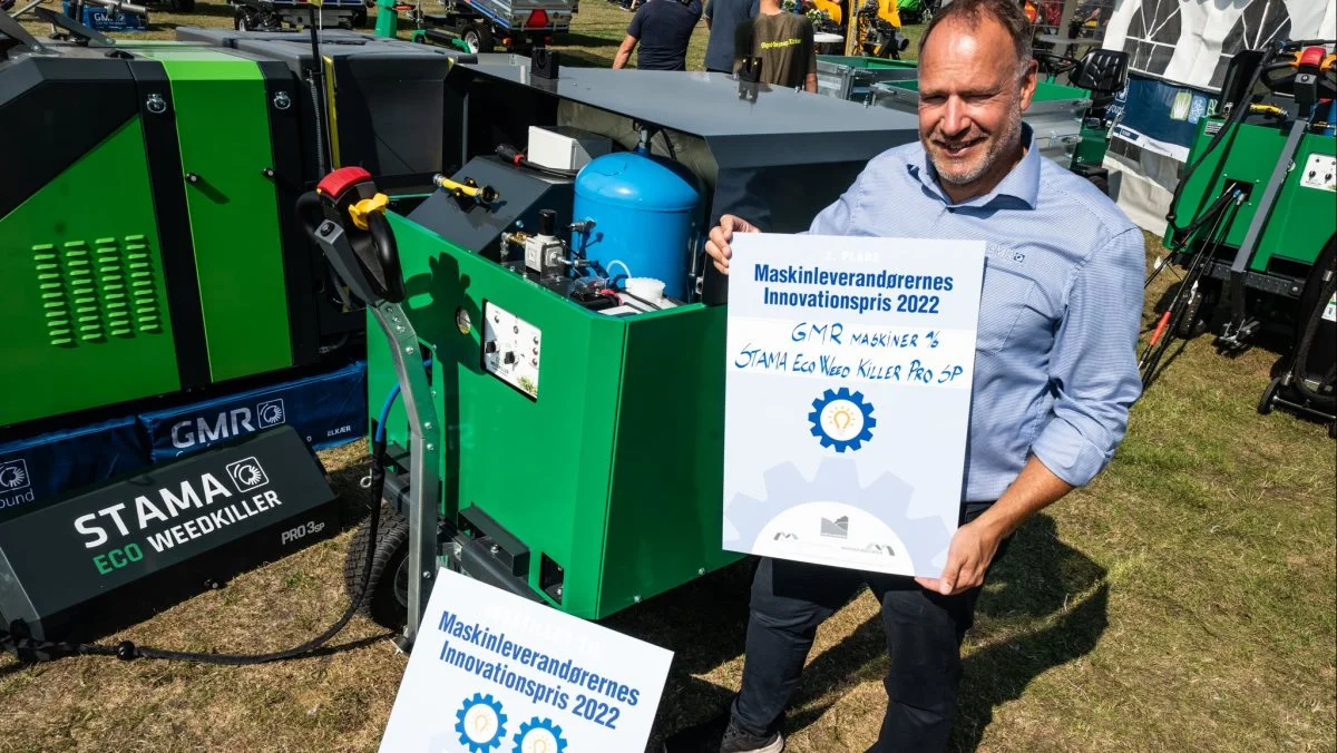 Andenpladsen løb GMR maskiner med for sin Stama Eco Weed Killer Pro SP.
