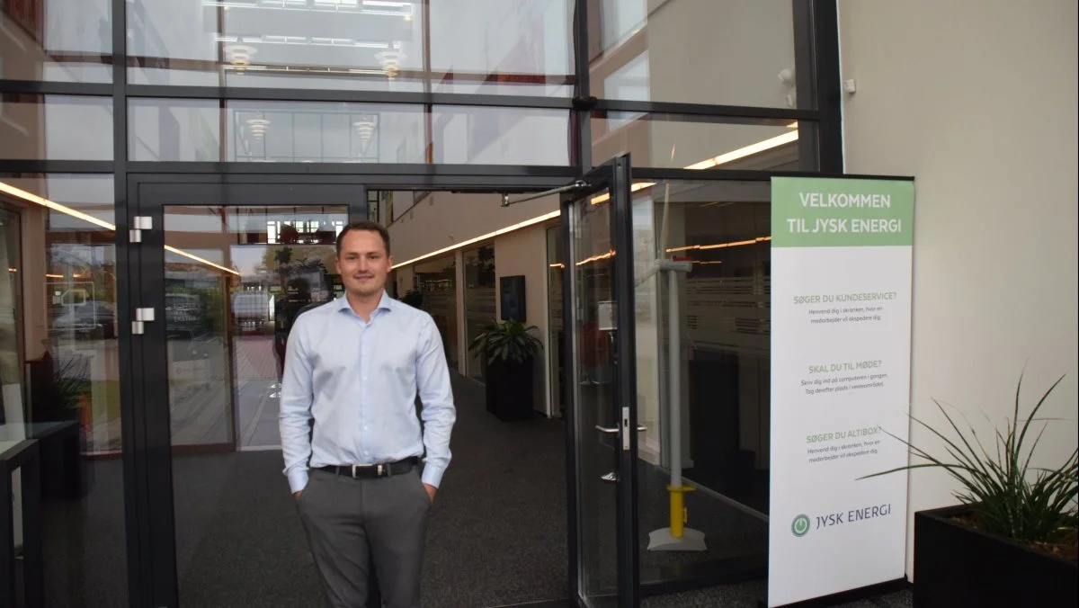 Morten Porse har været fem år hos Jysk Energi, hvor han nu er forretningschef på investorområdet. Og der er nok at se til, ikke mindst omkring solceller. Fotos: Henning K. Andersen