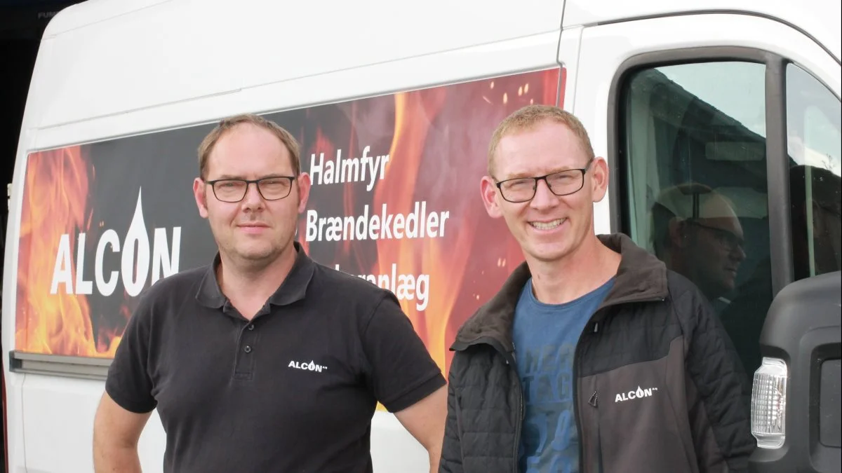 Sammen med Morten Friis Jedig (tv.) overtog Lars Smidt Alcon Alheat for tre år siden. Fotos: Henning K. Andersen