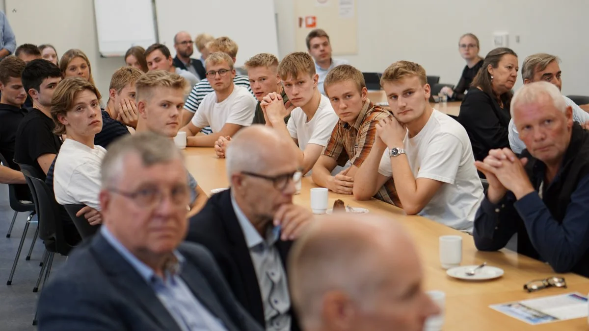 Der var 110 fremmødte til mødet med fødevareministeren på Dalum Landbrugsskole i Odense.