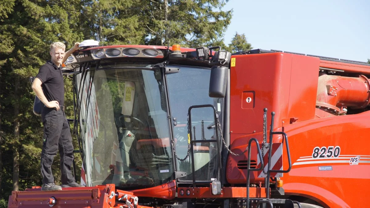 JH Farm Support tilbyder nu en prisbillig antenne, hvor man nemt kan opgradere sit eksisterende GPS system til RTK præcision. Privatfotos