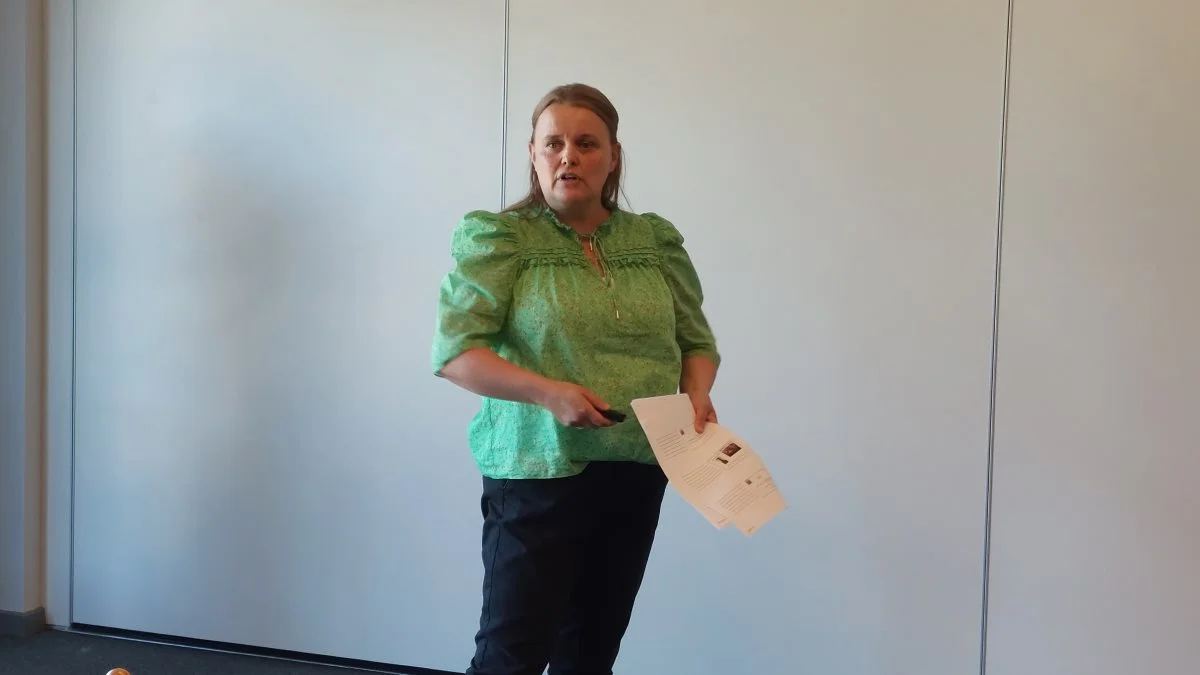 DRH-formand Ann Louise Christensen så gerne langt flere rødbrogede køer i Danmark – en race, som hun mener har et stort potentiale. Foto: John Ankersen