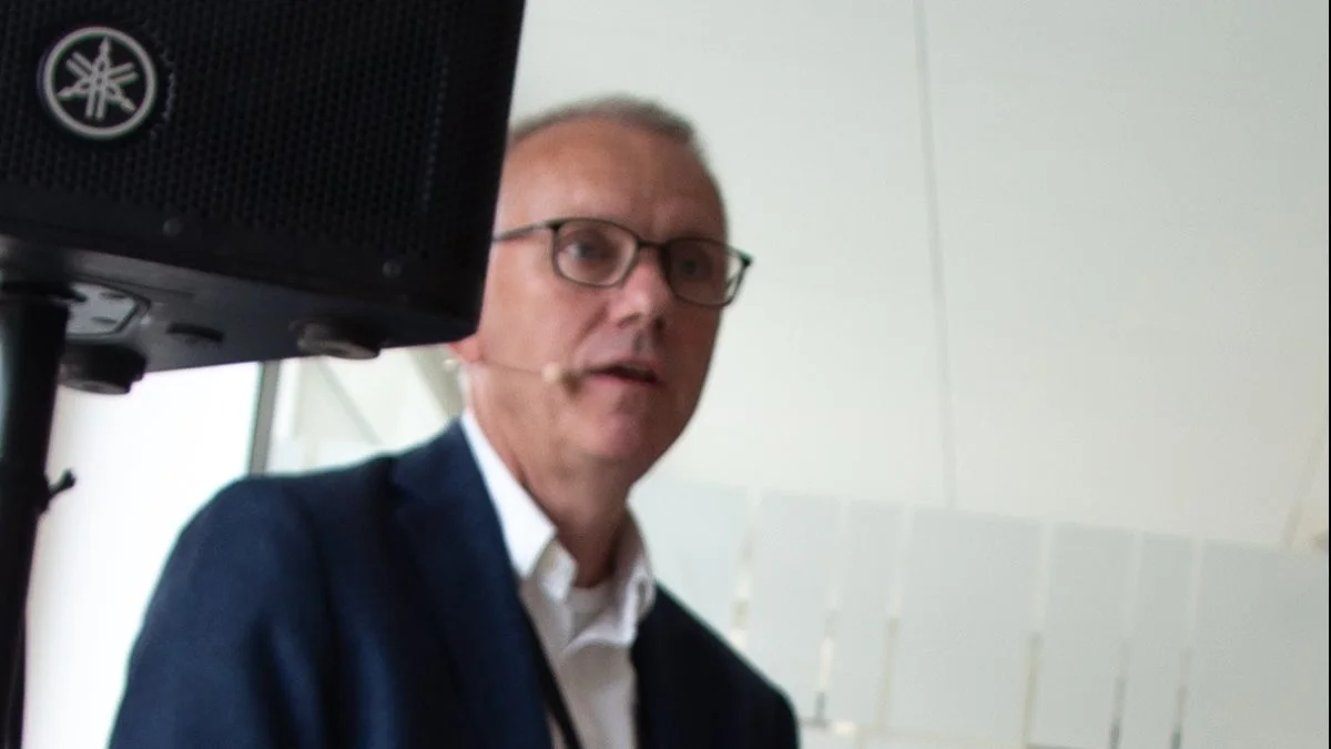 Det er afgørende, at regler ikke står i vejen for levering af grøn gødning til landbrug i fremtiden, pointerede klimadirektør i Landbrug & Fødevarer, Niels Peter Nørring, på et klimadebatmøde i Esbjerg. Fotos: Henning K. Andersen