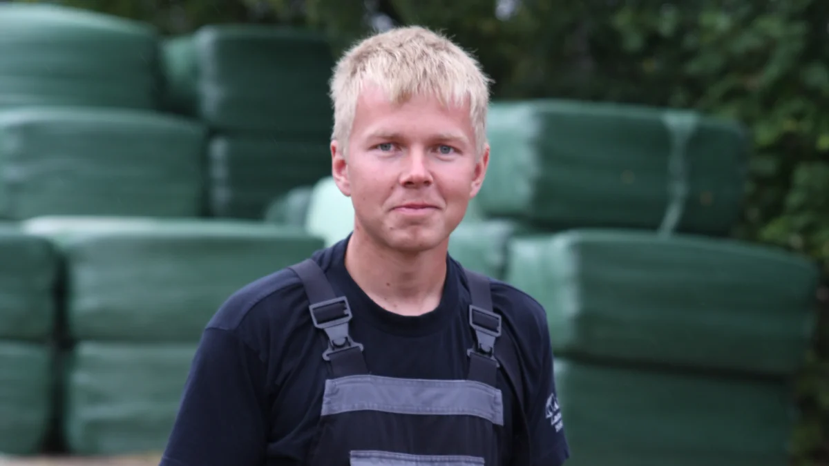 Asmus Kjær Madsen, ejer af AKM Landbrug, udlever sin drøm som selvstændig. Fotos: Henriette Lemvig